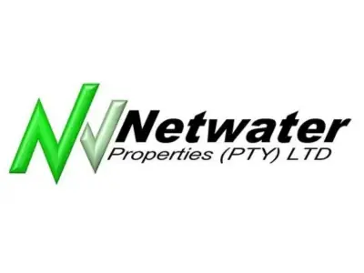 Netwater Properties (Pty) Ltd company logo, green NW monogram